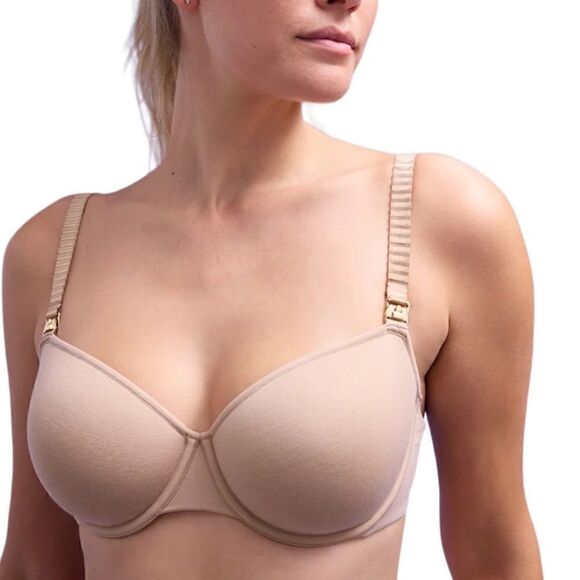 ThirdLove- Women’s 24/7® Classic Nursing Maternity Breast Feeding Bra Taupe, 40F - Picture 1 of 10